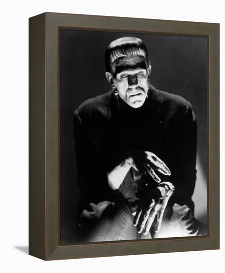 Frankenstein-null-Framed Stretched Canvas