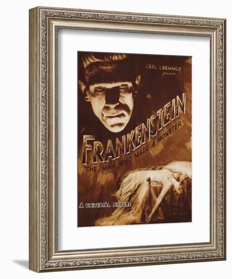 Frankenstein-null-Framed Art Print