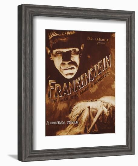 Frankenstein-null-Framed Art Print