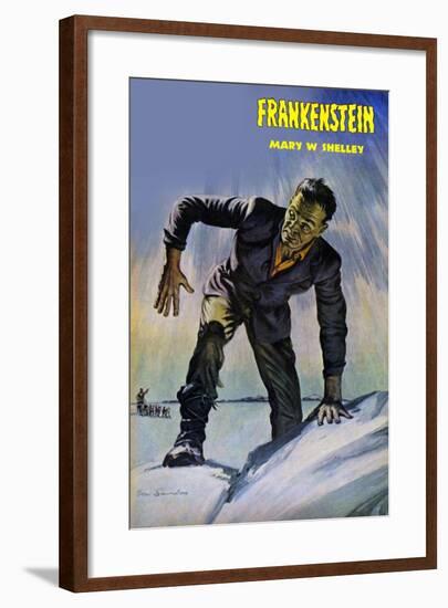 Frankenstein-null-Framed Art Print