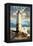 Frankfort Lighthouse, Michigan-Lantern Press-Framed Stretched Canvas