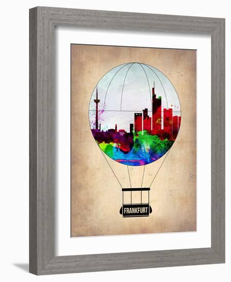 Frankfurt Air Balloon-NaxArt-Framed Art Print