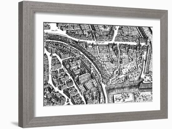 Frankfurt Am Main, 1628-Matthaus Merian The Elder-Framed Giclee Print