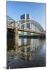 Frankfurt Am Main, Hesse, Germany, New Building of the European Central Bank with Sunrise-Bernd Wittelsbach-Mounted Photographic Print