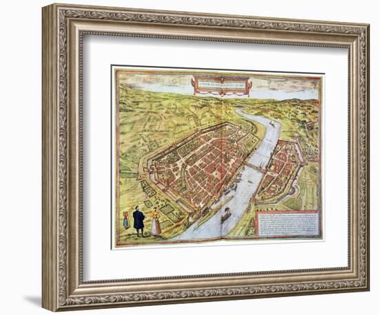 Frankfurt, Germany, 1572-null-Framed Giclee Print