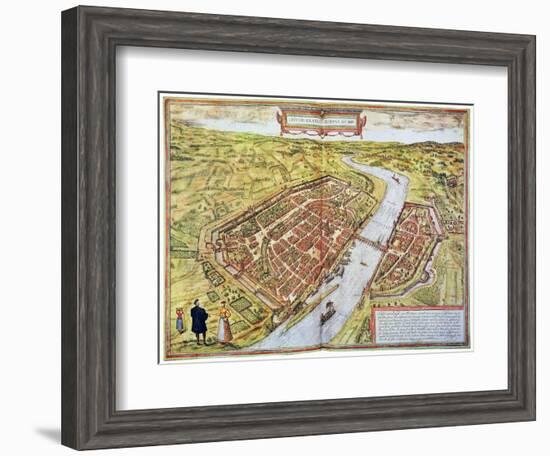 Frankfurt, Germany, 1572-null-Framed Giclee Print