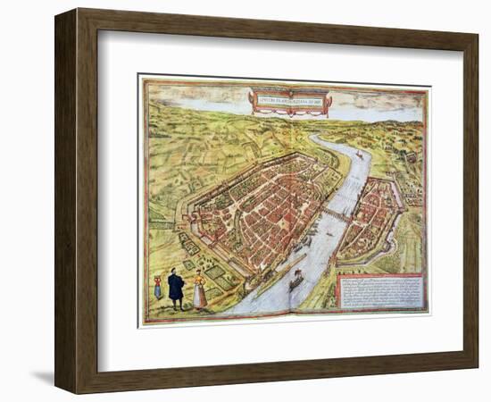 Frankfurt, Germany, 1572-null-Framed Giclee Print