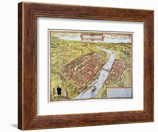 Frankfurt, Germany, 1572-null-Framed Giclee Print