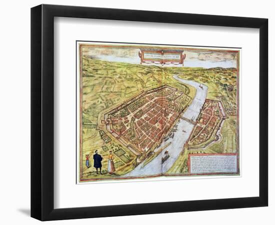 Frankfurt, Germany, 1572-null-Framed Giclee Print