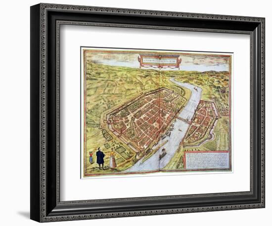 Frankfurt, Germany, 1572-null-Framed Giclee Print