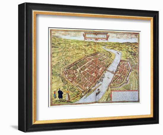 Frankfurt, Germany, 1572-null-Framed Giclee Print