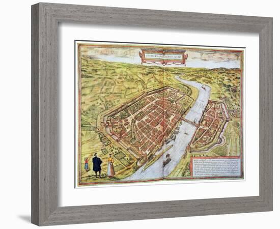 Frankfurt, Germany, 1572-null-Framed Giclee Print