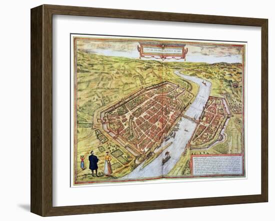 Frankfurt, Germany, 1572-null-Framed Giclee Print