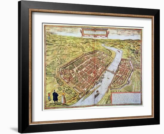 Frankfurt, Germany, 1572-null-Framed Giclee Print