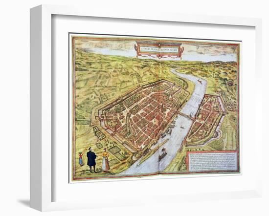 Frankfurt, Germany, 1572-null-Framed Giclee Print