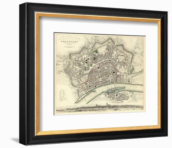 Frankfurt, Germany, c.1837-null-Framed Art Print