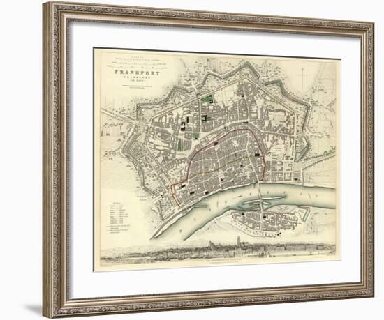 Frankfurt, Germany, c.1837-null-Framed Art Print