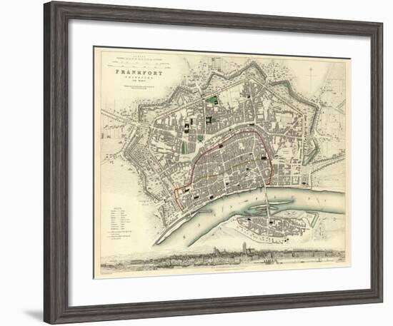 Frankfurt, Germany, c.1837-null-Framed Art Print