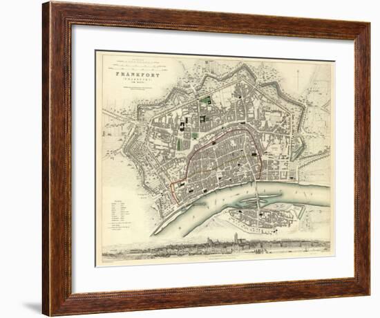 Frankfurt, Germany, c.1837-null-Framed Art Print