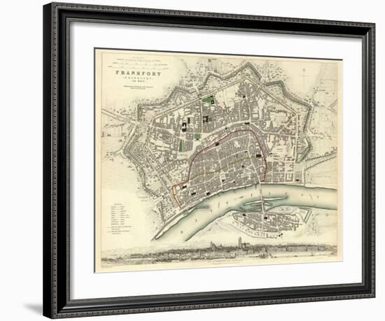 Frankfurt, Germany, c.1837-null-Framed Art Print