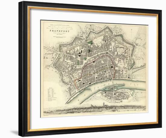 Frankfurt, Germany, c.1837-null-Framed Art Print