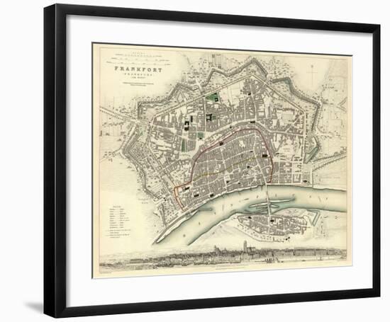 Frankfurt, Germany, c.1837-null-Framed Art Print