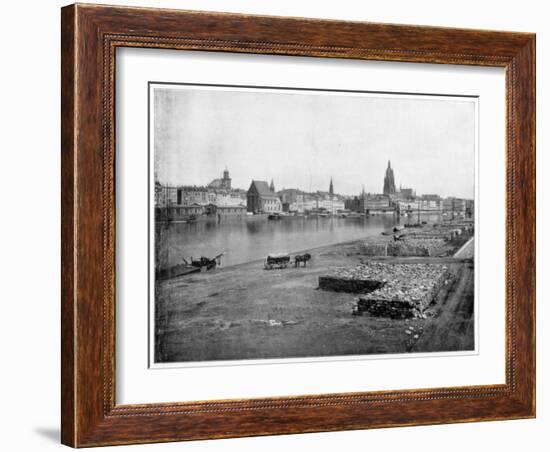 Frankfurt, Germany, Late 19th Century-John L Stoddard-Framed Giclee Print