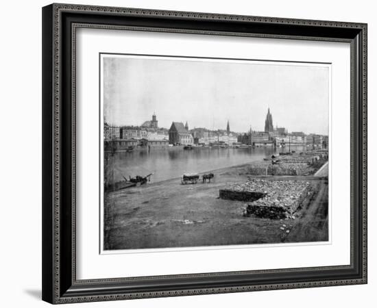 Frankfurt, Germany, Late 19th Century-John L Stoddard-Framed Giclee Print