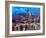 Frankfurt Main Germany - Mainhattan Skyline-Markus Bleichner-Framed Art Print