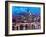 Frankfurt Main Germany - Mainhattan Skyline-Markus Bleichner-Framed Art Print