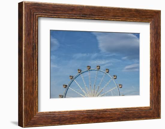 Frankfurt on the Main, Hesse, Germany, Ferris Wheel at the Frankfurt Spring Fair Dippemess-Bernd Wittelsbach-Framed Photographic Print