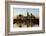 Frankfurt Skyline at Dusk, Frankfurt, Hesse, Germany, Europe-Miles Ertman-Framed Photographic Print