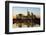 Frankfurt Skyline at Dusk, Frankfurt, Hesse, Germany, Europe-Miles Ertman-Framed Photographic Print