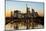 Frankfurt Skyline at Dusk, Frankfurt, Hesse, Germany, Europe-Miles Ertman-Mounted Photographic Print