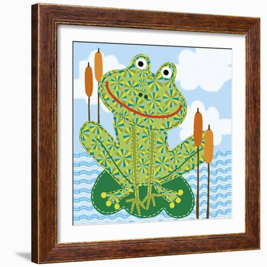 Frankie The Frog-Jessie Eckel-Framed Giclee Print