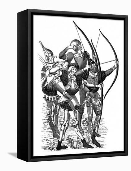 Frankish Archers, 15th Century-null-Framed Premier Image Canvas