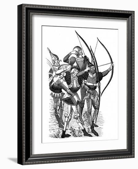 Frankish Archers, 15th Century-null-Framed Giclee Print