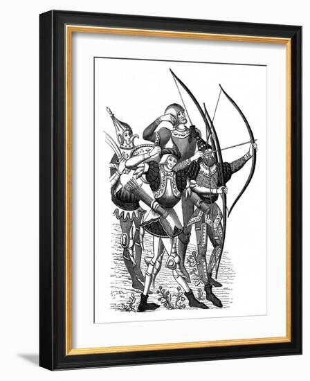 Frankish Archers, 15th Century-null-Framed Giclee Print