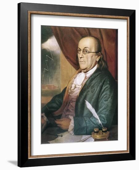 Franklin, Benjamin (1709-1790)-null-Framed Art Print