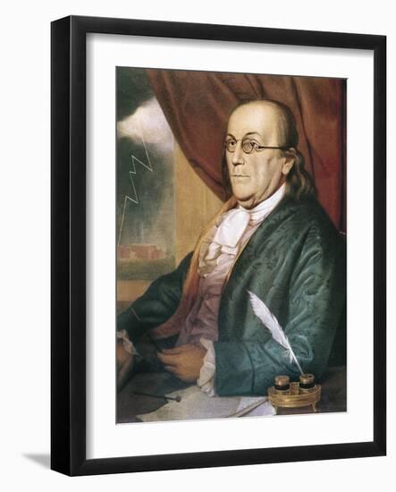 Franklin, Benjamin (1709-1790)-null-Framed Art Print