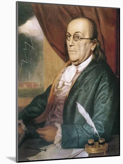 Franklin, Benjamin (1709-1790)-null-Mounted Art Print
