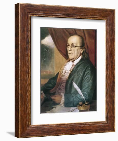 Franklin, Benjamin (1709-1790)-null-Framed Premium Giclee Print