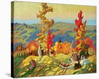 Autumn in Orillia-Franklin Carmichael-Mounted Premium Giclee Print