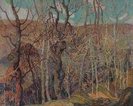 Autumn Hillside-Franklin Carmichael-Mounted Giclee Print