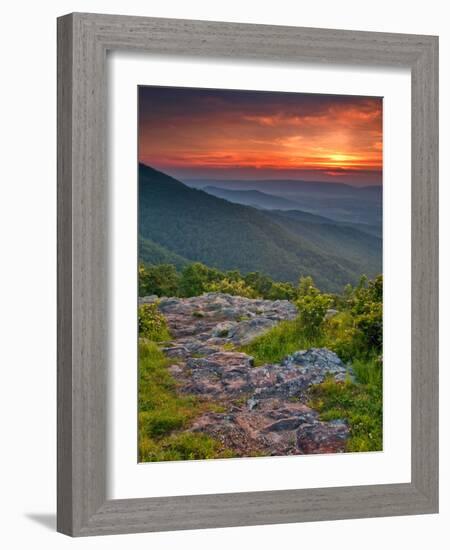 Franklin Cliff Overlook, Virginia, USA-Cathy & Gordon Illg-Framed Photographic Print