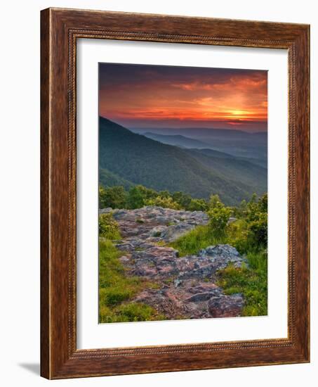 Franklin Cliff Overlook, Virginia, USA-Cathy & Gordon Illg-Framed Photographic Print