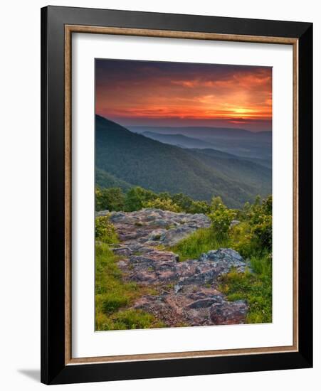 Franklin Cliff Overlook, Virginia, USA-Cathy & Gordon Illg-Framed Photographic Print