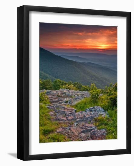 Franklin Cliff Overlook, Virginia, USA-Cathy & Gordon Illg-Framed Photographic Print