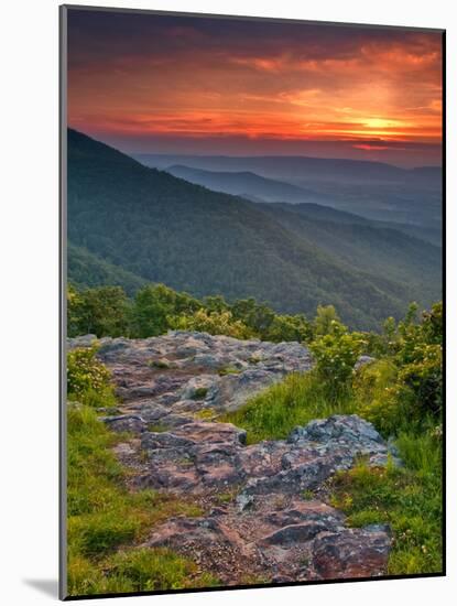 Franklin Cliff Overlook, Virginia, USA-Cathy & Gordon Illg-Mounted Photographic Print