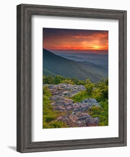 Franklin Cliff Overlook, Virginia, USA-Cathy & Gordon Illg-Framed Photographic Print